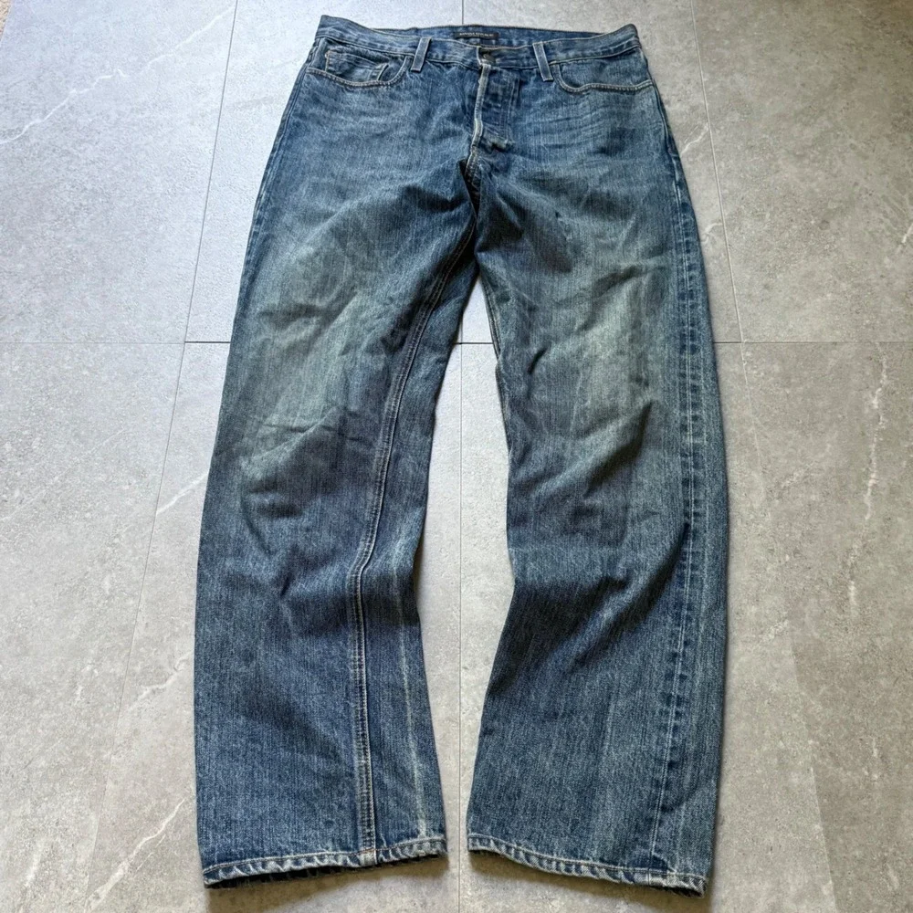 Vintage Banana Republic Relaxed Fit Selvedge Denim Jeans 30x32